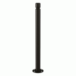 POTELET INCLINABLE AMORTICHOC AGGLO - ZINC NOIR 9005 - PROCITY