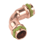 RACCORD COUDÉ 90° SUDOPRESS DOUBLE FEMELLE 22 - AALBERTS - 6670125
