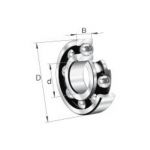 ROULEMENT A BILLES 61804 HLC FAG