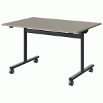 TABLE MALIBU RAB. 120X80 T5 DL STRA ABS GRIS U727/GRIS 7016
