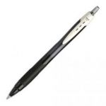 UNIBALL STYLO À BILLE POINTE MOYENNE JETSTREAM SPORT RÉTRACTABLE GREENNET NOIR