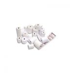 BOBINE POUR CAISSE ET TPV ROLFAX - 80 X 80 X 12 MM - PAPIER THERMIQUE - 1 PLI - LONGUEUR 95 M - LOT DE 50