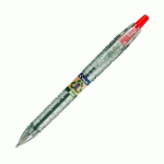 LOT DE 2 - STYLO BILLE PILOT B2P ECOBALL RÉTRACTABLE POINTE 1 MM ROUGE