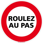 SIGNALETIQUE.BIZ FRANCE - PANNEAU INTERDICTION DE STATIONNER, PANNEAU DE SIGNALISATION TAILLE STANDARD 250 MM. PANNEAU PARKING, INFORMATION. ADHÉSIF,