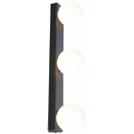 PAULMANN - PLAFONNIER GOVE IP44 G9 230V MAX. 3X20W MATT NOIR DIMMABLE, SATIN