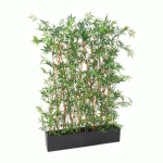 PLANTE ARTIFICIELLE D’INTÉRIEUR HAIE DE BAMBOU JAPONAIS H.190 CM