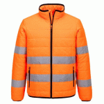 PORTWEST S617 VESTE BAFFLE HV ORANGE/NOIR - TAILLE XL