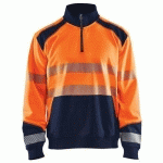 SWEAT COL CAMIONNEUR HAUTE-VISIBILITÉ TAILLE 4XL - BLAKLADER