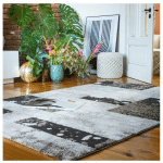 TAPIS MODERNE INTÉRIEUR POILS RAS NURIA TAUPE 80X150 - TAUPE