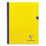CAHIER MIMESYS BROCHURE COUSUE 192 PAGES SÉYÈS 24X32. COUVERTURE POLYPROPYLÈNE JAUNE - LOT DE 3