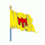 DRAPEAU DE PROVINCE HISTORIQUE AUVERGNE