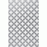 GRILLE DE MÉTAL DÉPLOYÉ EN ALUMINIUM ANODISÉ - MODÈLE 491 - 1 X 2 M - ARGENT DUVAL
