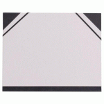LOT DE 10 - CARTON À DESSIN BRUT À ÉLASTIQUES 26X33CM - GRIS