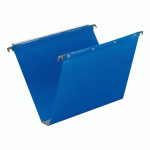 LOT DE 10 - DOSSIER SUSPENDU POUR TIROIRS POLYPROPYLÈNE OPAQUE ULTIMATE ELBA FOND 30 MM BLEU
