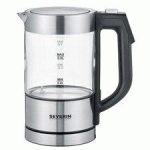 MINI BOUILLOIRE EN VERRE WK 3458, INOX / NOIR