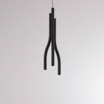MOLTO LUCE ALGAE M SUSPENSION LED 2 700 K DIMMABLE NOIRE