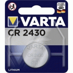 PILE BOUTON LITHIUM 3V CR2430 - VARTA - 6430101401