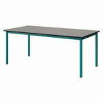 TABLE MALIBU 160X80 T4 4P STR ANTIB BÉT F186/NOIR BLEU 5018