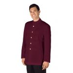 VESTE COREANA AVEC BOUTONS BRODÉS BORDEAUX