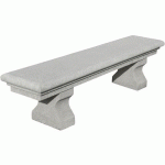 BANQUETTE A CAPELLA 2000X415XHT 465 MM GRIS SABLÉ