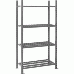 COMBI-PLUS - KIT DÉPART 4 NIVEAUX - GRILLAGÉ - 2000X1010X800MM - MANORGA