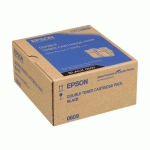 EPSON PACK 2 TONERS NOIR (2 X 6 500 P) - TONER AUTHENTIQUE