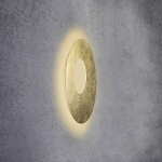 ESCALE BLADE OPEN APPLIQUE LED FEUILLE D\'OR Ø 59CM