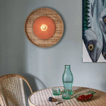MARKET SET PORTINATX APPLIQUE MURALE TERRACOTTA, Ø50CM