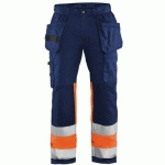PANTALON ARTISAN HAUTE-VISIBILITÉ STRETCH TAILLE 46L - BLAKLADER