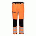 PORTWEST CD857 PANTALON STRETCH HV ÉCO-CONÇU WX2 ORANGE/NOIR - TAILLE 33 - STANDARD