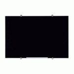 TABLEAU BLANC EN VERRE MAGNÉTIQUE FLOW DE BI-OFFICE, NOIR, 120 X 90 CM