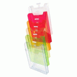 TRIEUR MURAL 6 CASES EXACOMPTA VERTICAL COULEURS ASSORTIES
