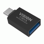 VISION PROFESSIONAL - ADAPTATEUR DE TYPE C USB - USB-C POUR USB TYPE A