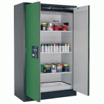 ARMOIRE SÉCURITÉ Q-PEGASUS-90 Q90.195.120.WDAC GRIS/VERT - MANUTAN COLLECTIVITÉS