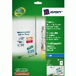 ETIQUETTE MAGNÉTIQUE JET D’ENCRE 140 X 50 MM AVERY J8875-5 BLANCHE – POCHETTE DE 40