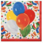 LOT DE 2 - SERVIETTES À MOTIFS 