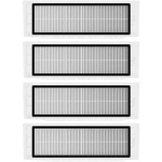 SHINING HOUSE - LOT DE 4 FILTRES HEPA POUR ASPIRATEUR XIAOMI ROBOROCK S6 S5 MAX S60 S65 S5 S50 S55 E25 E35