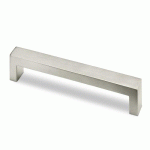 LOT DE 4 POIGNÉES DE MEUBLE PONTE EN INOX FINITION INOX BROSSÉ - ENTRAXE 320 MM HETTICH