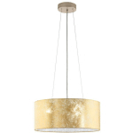 LUMIÈRE PENDENTIF EN OR CHAMPAGNE VISERBELLA Ø53CM H: 110CM