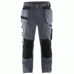 PANTALON DE TRAVAIL ARTISAN GRIS/NOIR TAILLE 56 - BLAKLADER