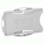 PORTE-BADGE 'ECO', POUR 2 BADGES, GRIS