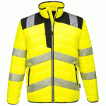 PORTWEST PW371 PW3 HI-VIS BAFFLE JAUNE/NOIR - TAILLE XXL