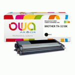 TONER REMANUFACTURÉ OWA - STANDARD - NOIR - POUR BROTHER TN-321BK - TONER COMPATIBLE