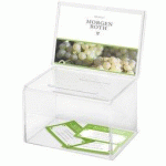 URNE PROMOTIONNELLE, EN ACRYLIQUE, TRANSPARENT