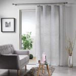 VOILAGE ANNEAUX 140X240CM MILZA GRIS