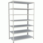 RAYONNAGE D'ARCHIVES RAPID 2 1980X1220X610 7 TAB METAL GRIS