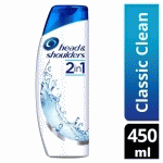 SHAMPOOING HEAD AND SHOULDERS CLASSIC 2 EN 1 450 ML