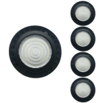 SUSPENSION INDUSTRIELLE LED HIGHBAY UFO 150W IP65 90° (PACK DE 5) - BLANC FROID 6000K - 8000K SILAMP BLANC FROID 6000K - 8000K