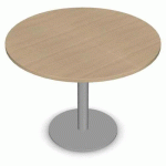 TABLE RONDE CHÊNE BLANCHI MISAO 120 CM - MANUTAN EXPERT