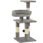 ARBRE � CHAT AVEC GRIFFOIRS EN SISAL 65 CM GRIS - VIDAXL